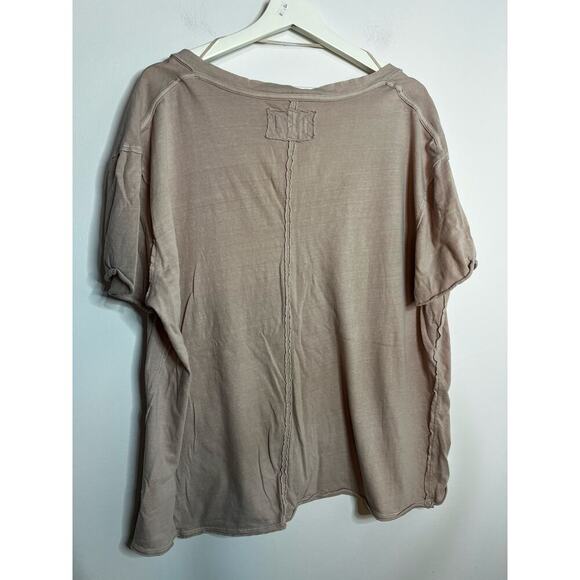 we the free oversized, V-neck size medium note there is a stain on the front - Picture 7 of 7